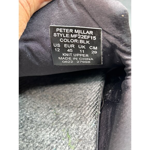 Peter Millar Mens Hyperlight Apollo Sneakers Size 12 Black main image 4